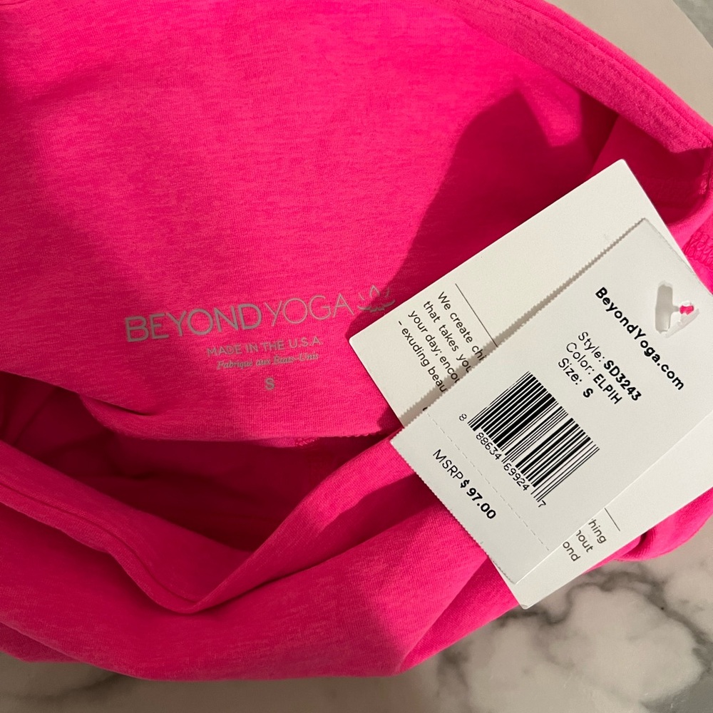 Beyond Yoga Spacedye High Waisted Midi Legging in Electric Pink - Picture 5 of 5
